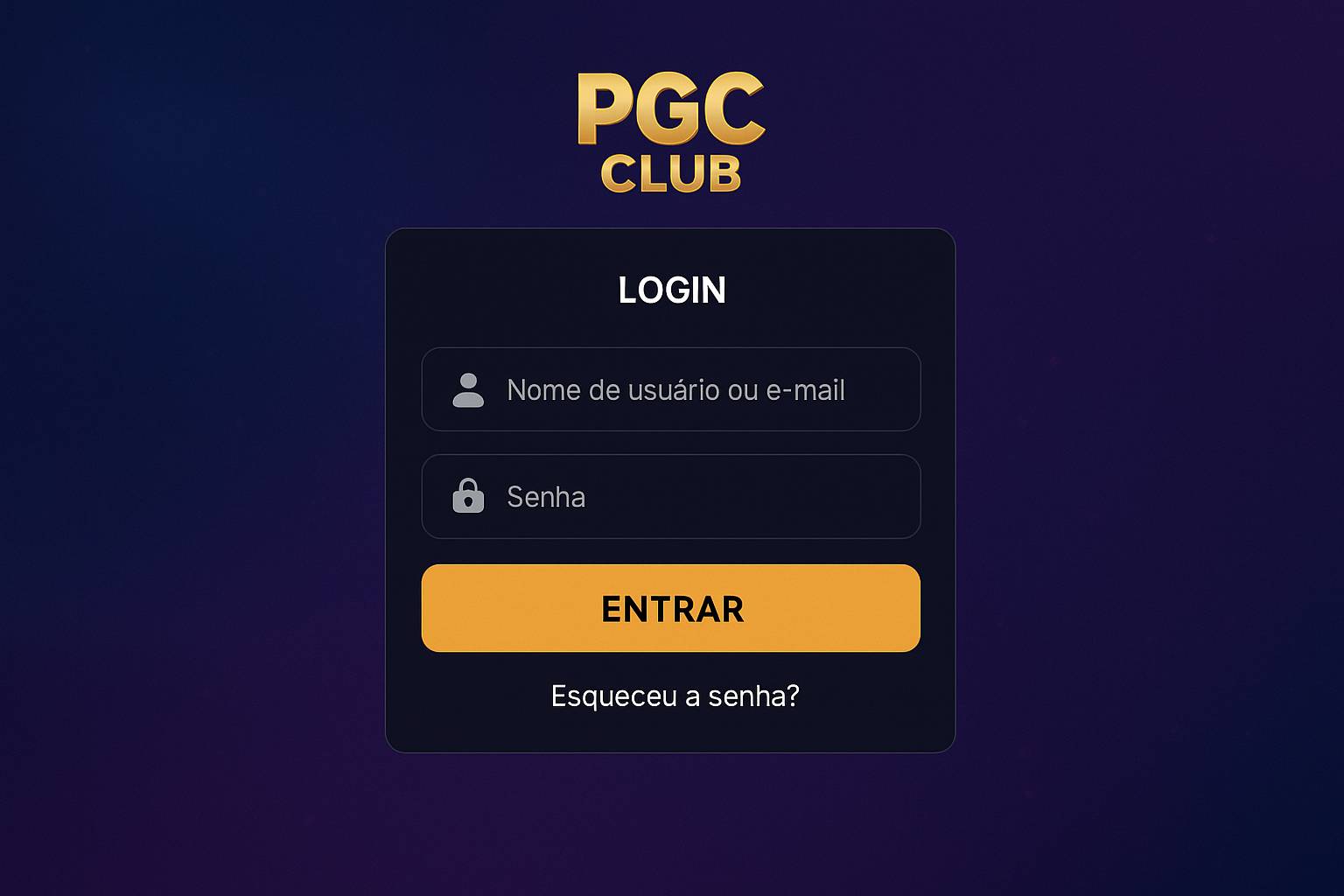 Login no Cassino PGCLUB